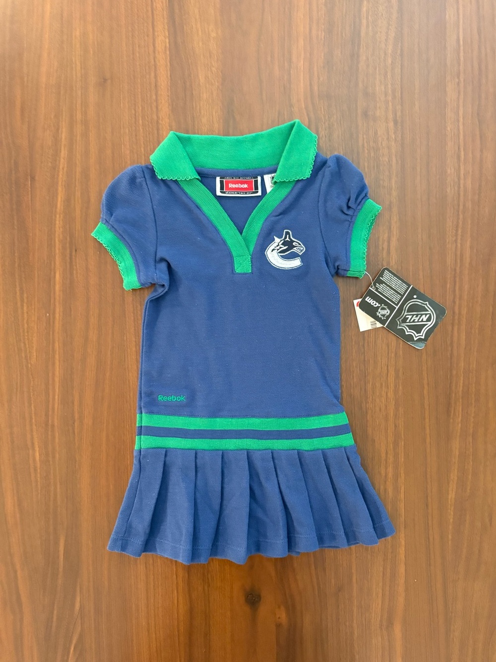 Y2K Vancouver Canucks toddler dress by Reebok
